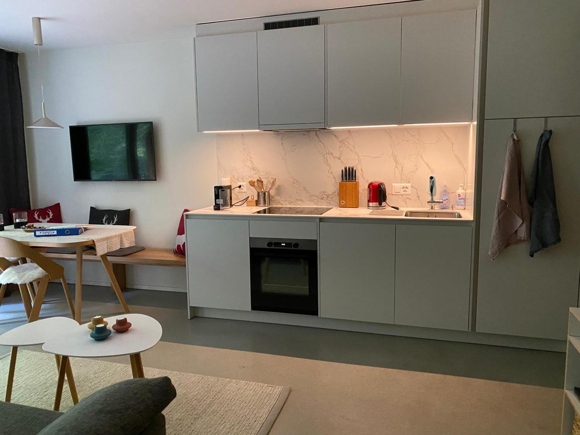 Stilvolle Ferienwohnung Direkt An Der Skipiste Flims Buitenkant foto